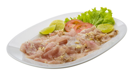 Swordfish carpaccio