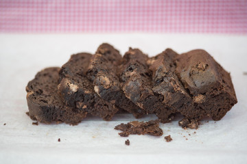 Tasty hand made chocolate chip loaf cake