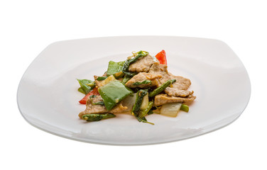 Pork with vegetables