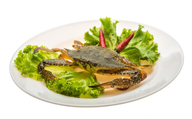 Raw crab