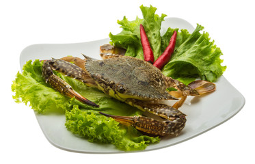 Raw crab