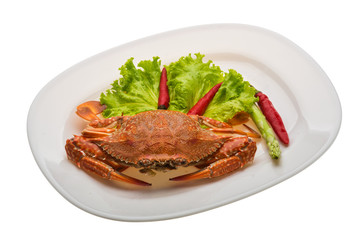 Boiled crab