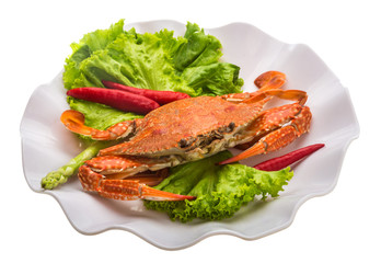 Boiled crab