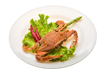 Boiled crab
