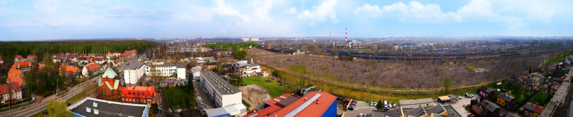 Panorama Gliwice Polska © Patrycja