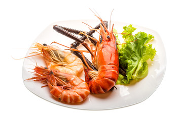 Giant Freshwater Prawn and king prawns