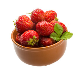 Strawberry in the bowl