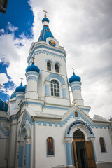 Fototapeta premium St. Simeon and St. Anna orthodox cathedral in Jelgava, Latvia