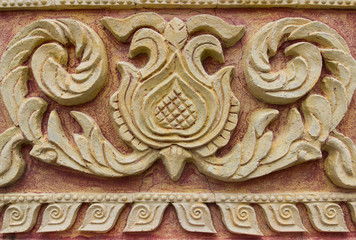 asian sculpture art pattern