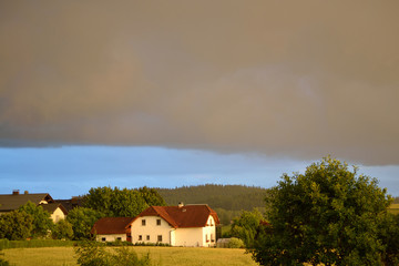abendliches Naturschauspiel