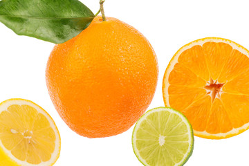 Spiegelung einer Orange
