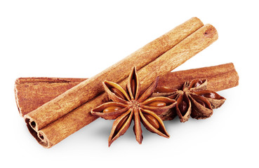 Anise and cinnamon
