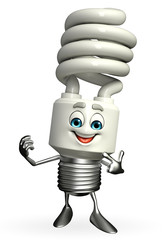 CFL Character is pointing