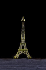 Small Eiffel tower isolated
