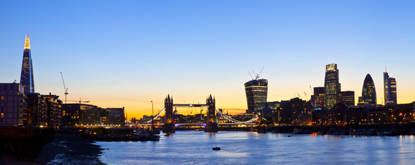 Naklejka premium London Skyline Panoramic