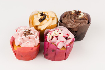 unterschiedliche Cupcakes