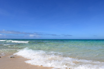 コマカ島の美しいビーチ