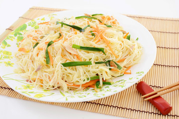 美味しそうなそうめんチャンプルー