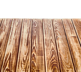 Empty wooden table top