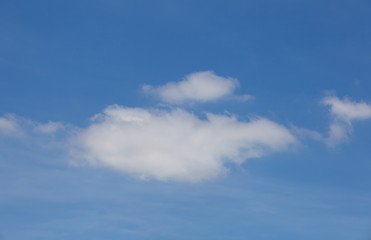 Natural background of blue sky and cloud