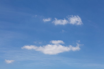 Natural background of blue sky and cloud