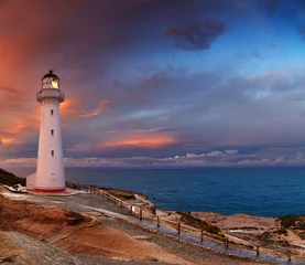 Foto op Canvas Castle Point Lighthouse, Nieuw-Zeeland © Dmitry Pichugin