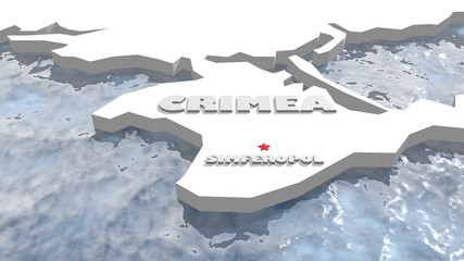 crimea 3d map
