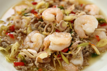 Thai Spicy Lemongrass Shrimp