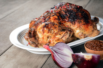 Baked tasty hot chicken