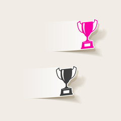 realistic design element: winner