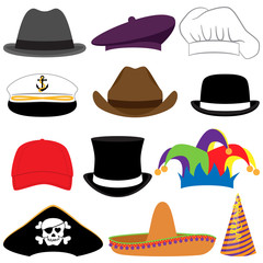 Vector Collection of Hats or Photo Props - 67502655