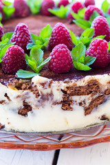 Raspberry cake