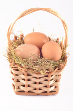 Eggs in bascket
