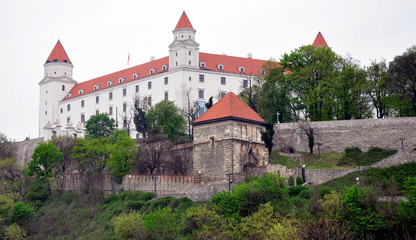 Fototapeta na wymiar old castle in Bratislava, Slovakia, Europe