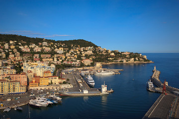 Harbor in Nice, France