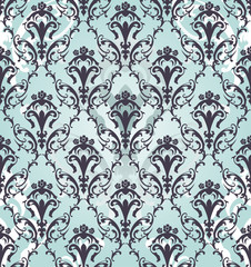 Damask seamless pattern