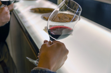 Red wine transparency