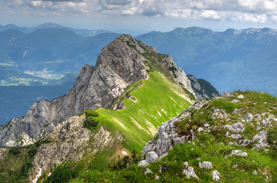 Mount Stog in Bohinj in Julian Alps