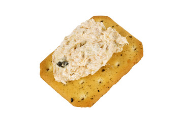 Tuna spread biscuit