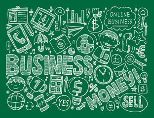 doodle business background