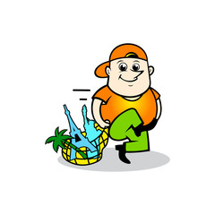 Tourist travel and landmarks sign