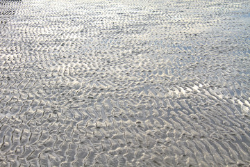 Beach sand waves warm texture