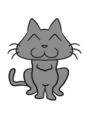 Süße Kleine Niedliche Comic Katze