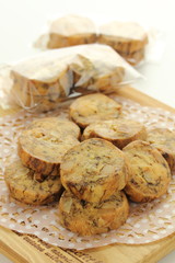 マカデミアナッツとコーヒーのクッキー