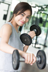 woman workout fitness