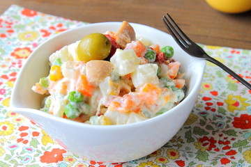 Russian Potato Olivier Salad