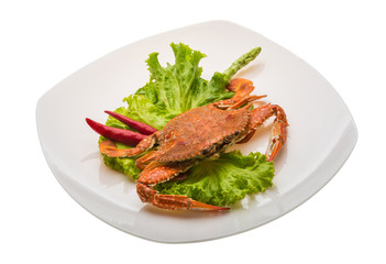 Boiled crab
