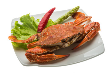 Boiled crab