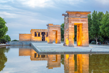 Naklejka premium Temple de Debod Madryt