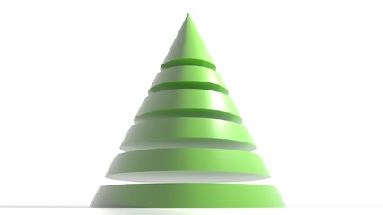 Logo green cone